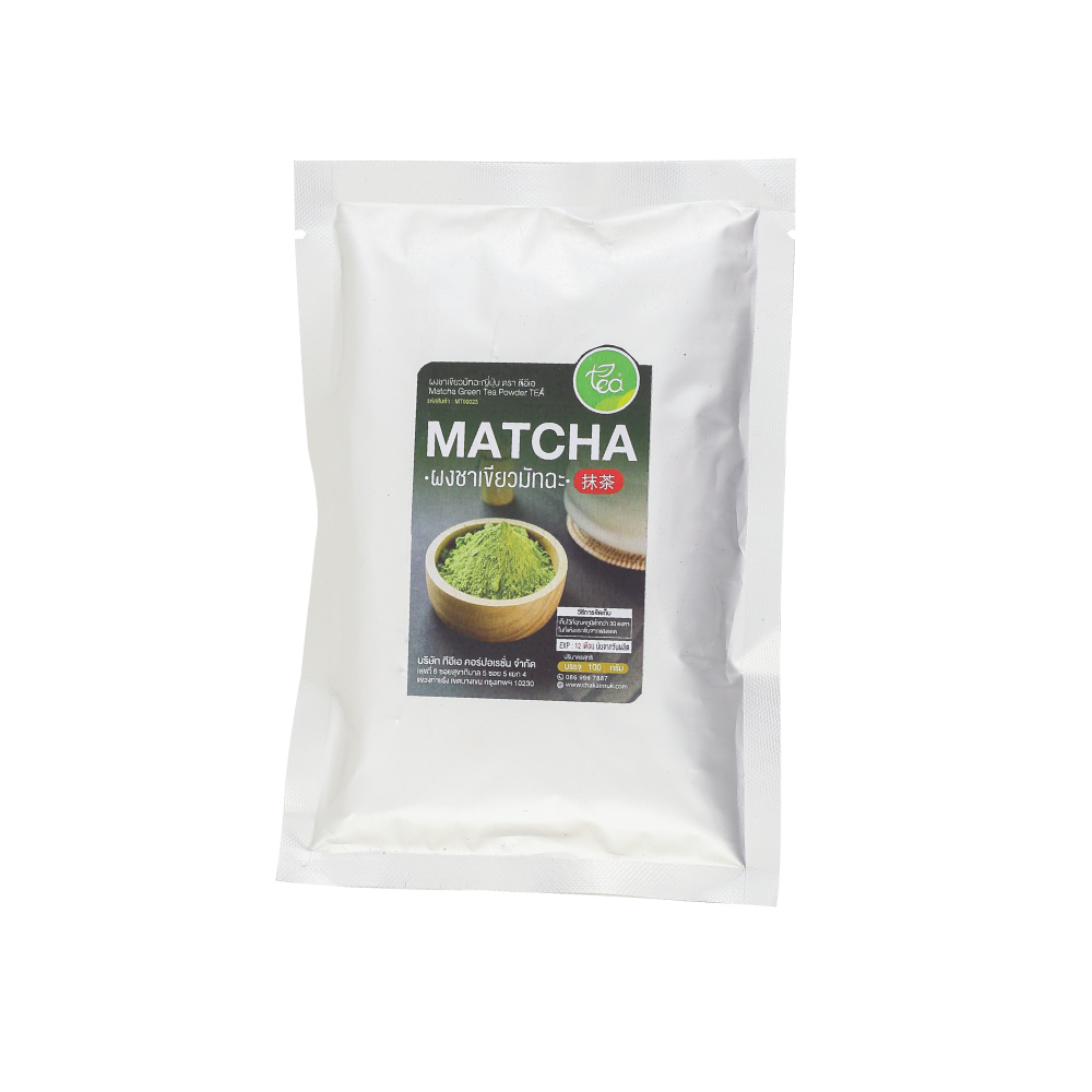 ผงมัทฉะ Matcha ผงมัทฉะแท้ นำเข้าจากญี่ปุ่น บรรจุ (100g/ถุง)