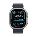 Thumbnail 1 of Apple Watch Ultra 2 GPS + Cellular 49mm Natural Titanium Case with Navy Ocean Band (2024)