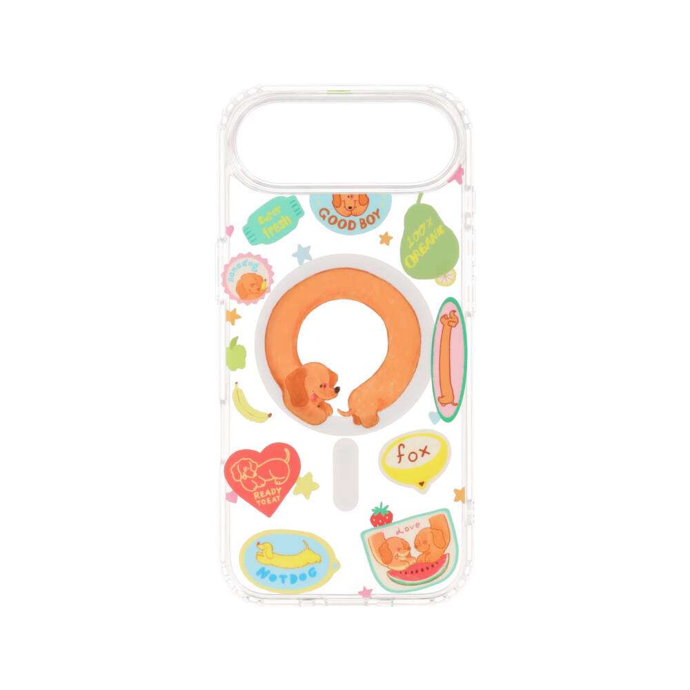 FOX x WORAPEACH Case iPhone Air Dachshund Magnetic