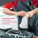 Thumbnail 3 of ไวป์ออลล์ ผลิตภัณฑ์เช็ดทำความสะอาด เอ๊กซ์ 70 23.0 x 42.5 ซม. สีขาว 100 แผ่น x  10