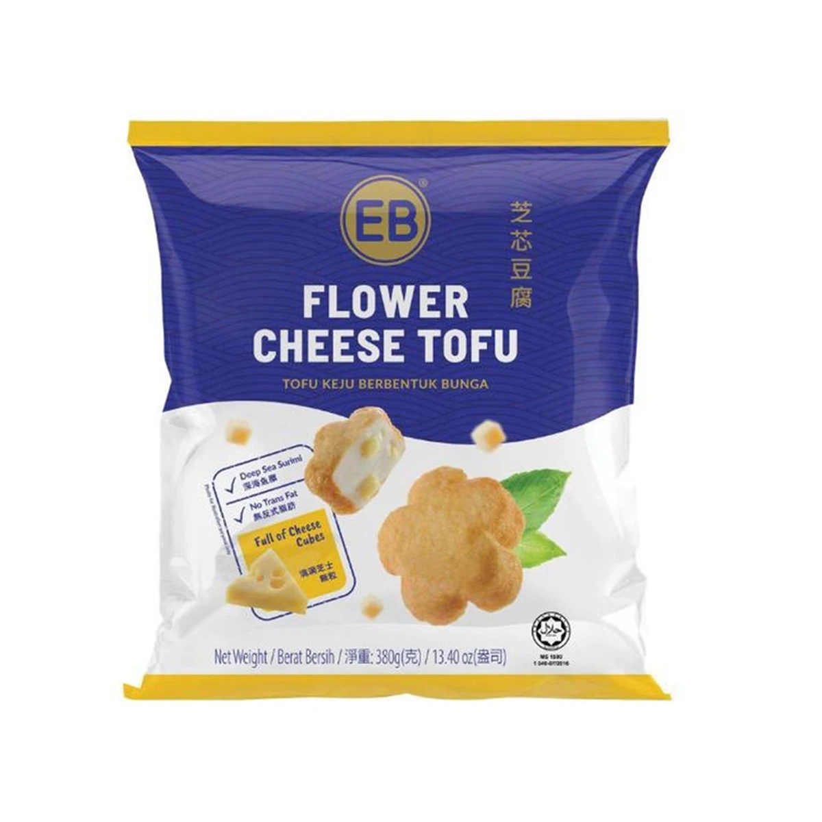 อีบี เต้าหูชีสรูปดอกไม้ 380 ก.