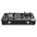 Thumbnail 1 of Gmax เตาแก๊สหน้ากระจก 2 หัว หัวเทอร์โบ หัวอินฟาเรด รุ่น GL-702IB