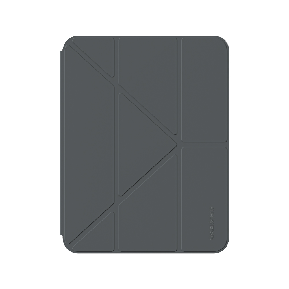 AMAZINGthing iPad 10.9 10th Gen (2022) Minimal Detachable Protective Case Chacoal