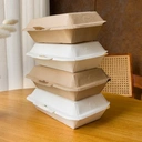 Thumbnail 5 of Matapat Fest กล่องอาหาร (ยกลัง ขาว/600) กล่องอาหารกระดาษ กล่องรักษ์โลก 725 / 600 มล. กล่องเฟสช้อยส์ กล่องคราฟท์น้ำตาล ขาว (800ชิ้น/ยกลัง)