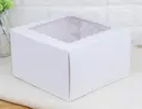 Thumbnail 1 of Boxjourney กล่องเค้ก 2 ปอนด์ขาว (ทรงสูง) (10 ใบ/แพค)
