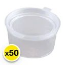 Thumbnail 1 of เอโร่ ถ้วยน้ำจิ้มกลม 30 มล. x 50