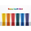 Thumbnail 2 of Panda Outlet แก้วน้ำ 22 ออนซ์ PP แพนด้าปาร์ตี้(ตัวสี)(ไม่มีฝา) ฟ้า (แพ็ค 25 ชิ้น)