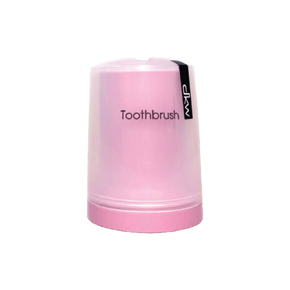 DKW Official HH-1013P ที่ใส่แปรงสีฟัน (มีหลายสี) SABAII Toothbrush Holder สีชมพูอ่อน