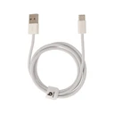 Thumbnail 1 of BLUE BOX USB-A to USB-C Cable 3A 1M. Knitting White (BB-C07)