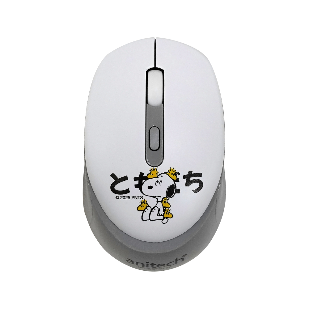 ANITECH X SNOOPY 3 Wireless Mouse SNP-W240-GY Gray