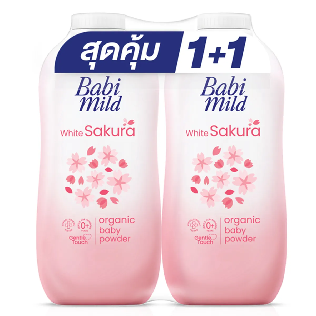 BABI MILD Talcum Sakura 350 g x 2