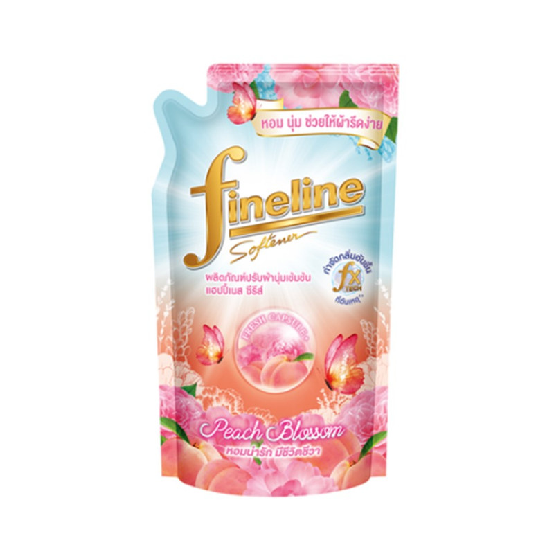 Fineline Fabric Softner Happiness Peach 450 ML. Peach