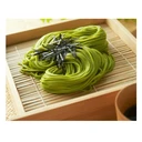 Thumbnail 4 of KANESU Chasoba Uji Midori Green Tea Soba Made with Japanese Wheat Flour, Buckwheat Flour, Matcha Green Tea and Chlorella Powder (Made in Japan) 200g x 5 packs