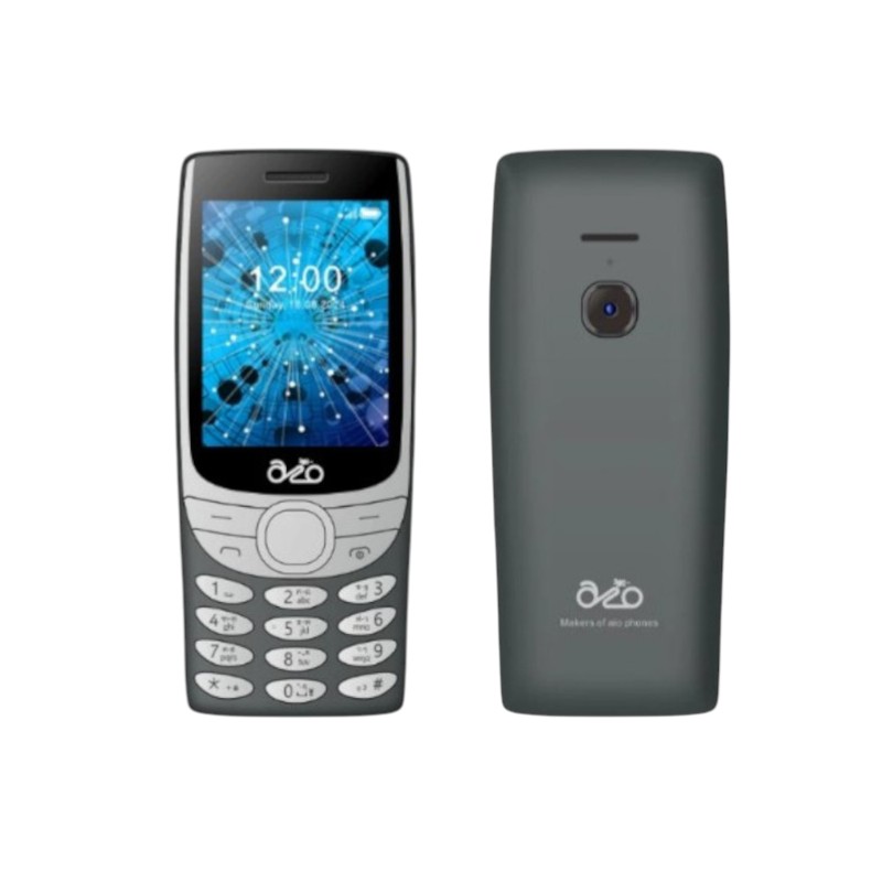INOVO A102 Classic มือถือปุ่มกดราคาถูก 2ซิมรองรับทุกเครือข่ายในไทย ประกันศูนย์ 1 ปี แถมสายชาร์จ Grey
