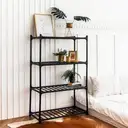 Thumbnail 2 of HAKONE ชั้นวางของเหล็ก 4 ชั้น รับน้ำหนัก 300 กก. 90 x 45 x 139 ซม. สีดำ
