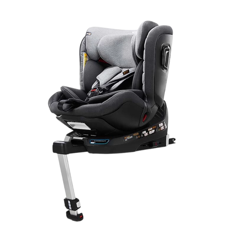 คาร์ซีท Welldon รุ่น Smartturn Classic ใช้ได้ตั้งแต่แรกเกิด - 7 ปี หมุนได้ 360° องศา ติดตั้ง ISOFIX GRAY