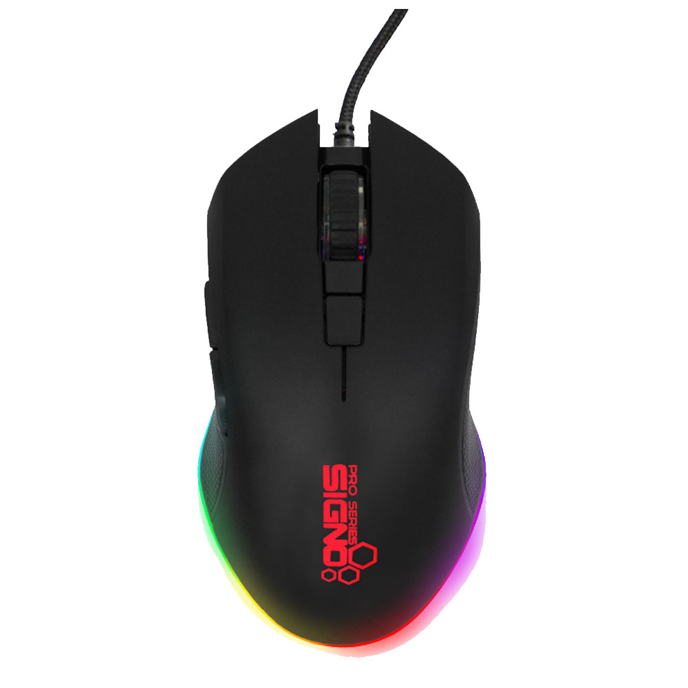 SIGNO MOUSE (เมาส์) GM-907 CENTRO MACRO GAMING MOUSE