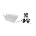 Thumbnail 2 of เอโร่ กล่องอาหาร พร้อมฝาพีพี 750 มล. x 50