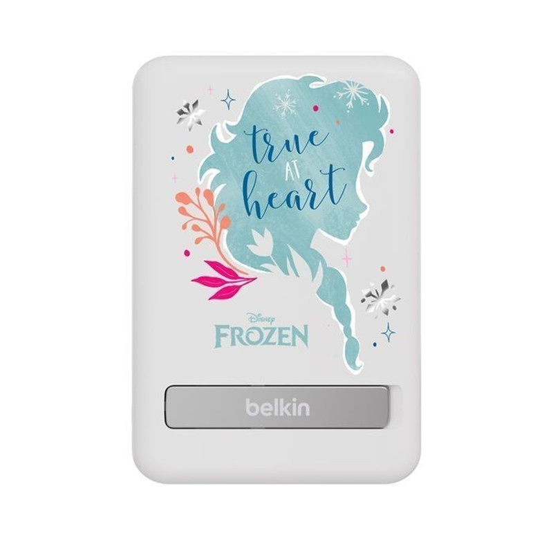 Belkin แบตสํารองไร้สายลายดิสนีย์ Magnetic Wireless ความจุ 5,000 mAH รองรับการชาร์จแบบไร้สาย มีขาตั้งในตัว BPD004