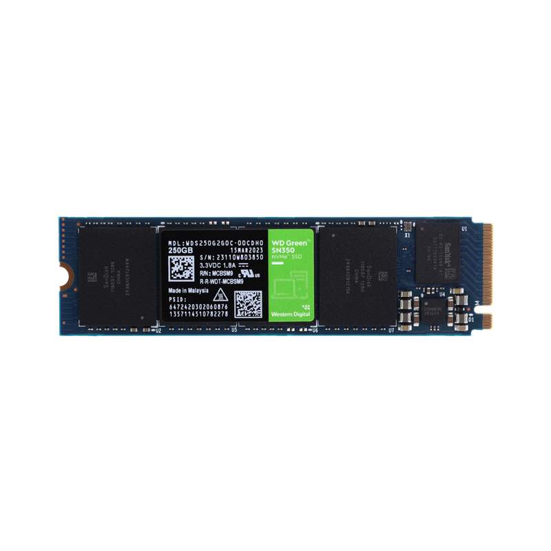 WD 250 GB SSD M.2 PCIe GREEN SN350 (WDS250G2G0C) - A0150816 | Makro PRO