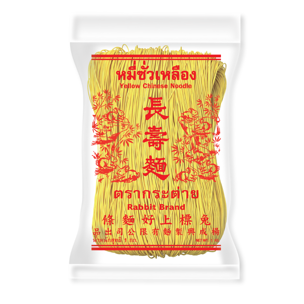 RABBIT BRAND  YELLOW CHINESE NOODLES 1 kg