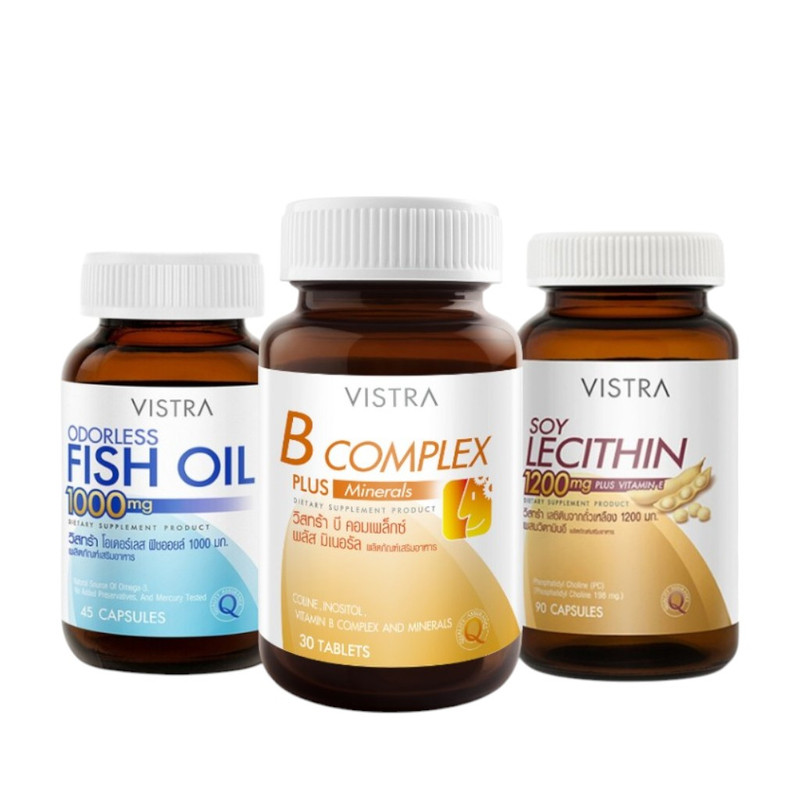 VISTRA Dietary Supplement Set Brain Health Supplement 66.06 g x 3