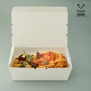 Thumbnail 3 of PandaBox กล่องกระดาษใส่อาหาร 1,000ml. ฝาเรียบ 1ลัง/500ชิ้น