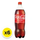 Thumbnail 2 of โค้ก เครื่องดื่มน้ำอัดลม รสออริจินัล น้ำตาลน้อยกว่า 2 ล. x 6