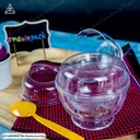 Thumbnail 3 of Mawincentershop ถ้วยมูสเค้ก (มีฝาโดม) ถ้วยตอง222 ถ้วยขนมเค้ก ถ้วยเค้ก 300 ชุด (ยกลัง)