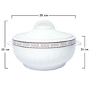 Thumbnail 2 of RRS โถข้าวเก็บความร้อน 3000 ml. - ขอบสีน้ำตาล พร้อมถ้วยบรรจุอาหารเก็บความร้อน-เย็นพร้อมฝา มีหูจับ 15 cm. สีส้ม