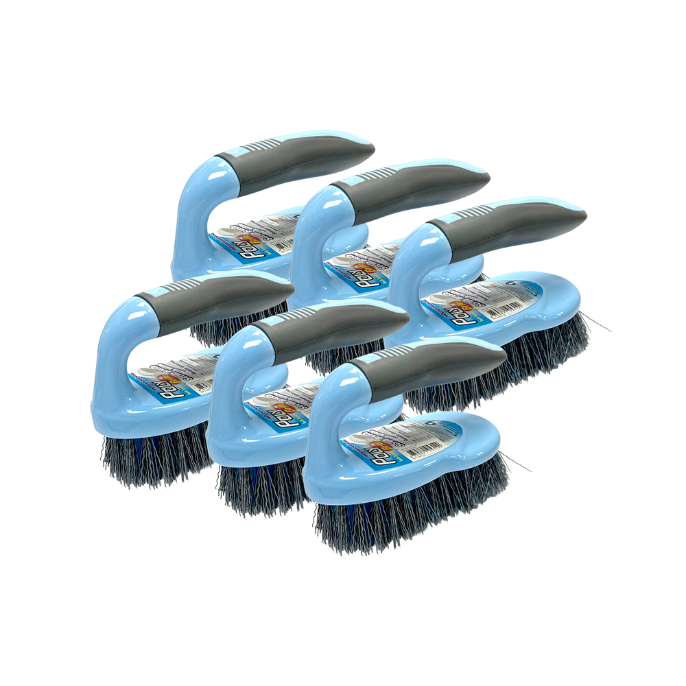 POLY BRITE แปรงพร้อมด้ามจับ x 6 ชิ้น