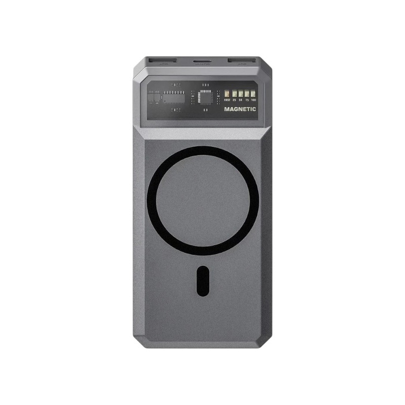 Orsen by Eloop EW55 เคสแม่เหล็ก 20000mAh แบตสํารอง ไร้สาย พาวเวอร์แบงค์ แท้ Grey