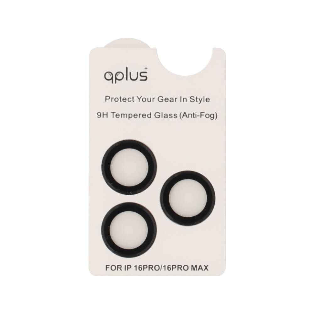 QPLUS Camera Ring Lens iPhone 16 Pro/16 Pro Max Black