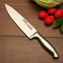 Thumbnail 2 of Twin Fish มีดเชฟ มีดครัว มีดทำครัว มีดทำอาหาร ด้ามสเเตนเลส แข็งแรง ขนาด 8 นิ้ว Fortress Series รหัส5761/8