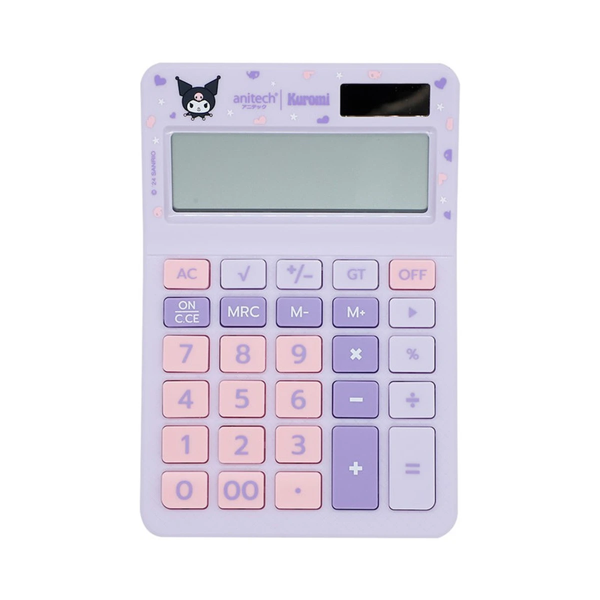 Anitech X Sanrio เครื่องคิดเลข รุ่น KU-CD12-PU [สินค้ารับประกัน 2 ปี]