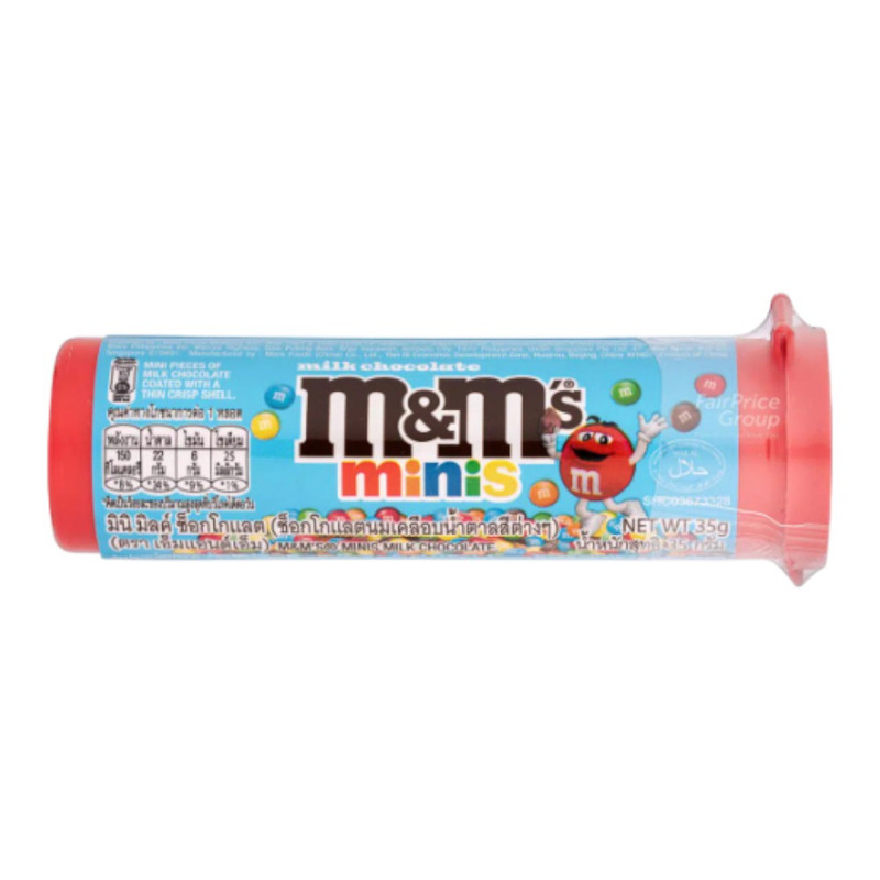 [แพ็ก 6 ชิ้น] M&M's Mini Tube 35 กรัม