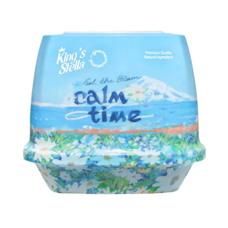 King's Stella x Give me museums เจลหอมปรับอากาศ สดชื่นราวอยู่ท่ามกลางสวนดอกไม้ 4 สไตล์ Feel The Bloom Air Freshener Gel Calm Time