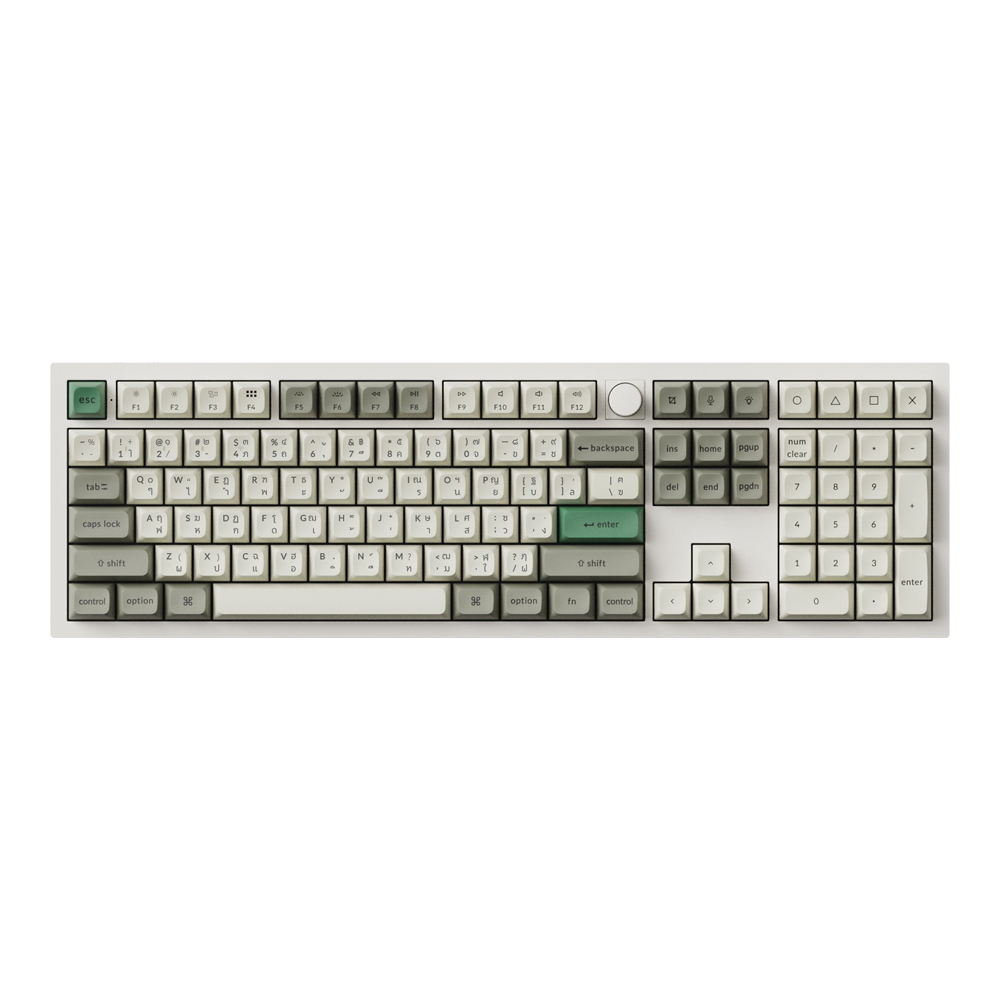 KEYCHRON WIRELESS KEYBOARD (คีย์บอร์ดไร้สาย) Q6 MAX (QMK/VIA) (GATERON JUPITER RED SWITCH) (Q6M-P1Z-TH)