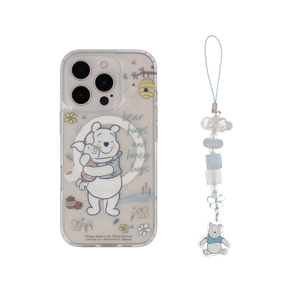 BLUE BOX x Winnie the Pooh iPhone 16 Pro with Magsafe Bear hugs and honey bugs