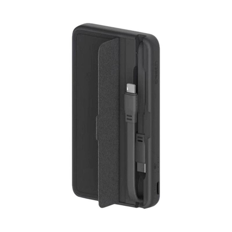 Orsen by Eloop E57 แบตสํารอง 10000mAh PD 20W PowerBank มีสายชาร์จในตัว Type C / L Cable Black