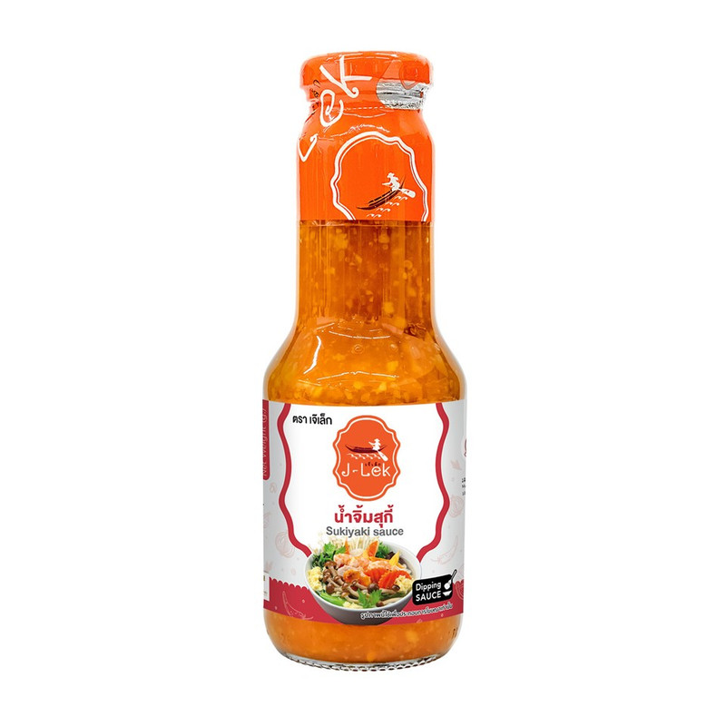 J-Lek (เจ๊เล็ก) น้ําจิ้มสุกี้ (ขวดแก้ว) ขนาด 350 กรัม