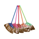 Thumbnail 1 of Dino Brand ไม้กวาดยางพาราใหญ่ (ใยสังเคราะห์เส้นหยัก) x 50 ชิ้น คละสี(Plastic Broom-Para) 50 Piece