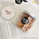 Thumbnail 4 of Depack ST010(THANK)-B(สีดำ) สติ๊กเกอร์วงกลมพิมพ์ลาย THANK YOU (1 แพ็ค/ 48 ดวง)