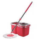 Thumbnail 2 of POLY BRITE Hurricane Spin Mop + Disinfectant and Floor Cleaner 1 l