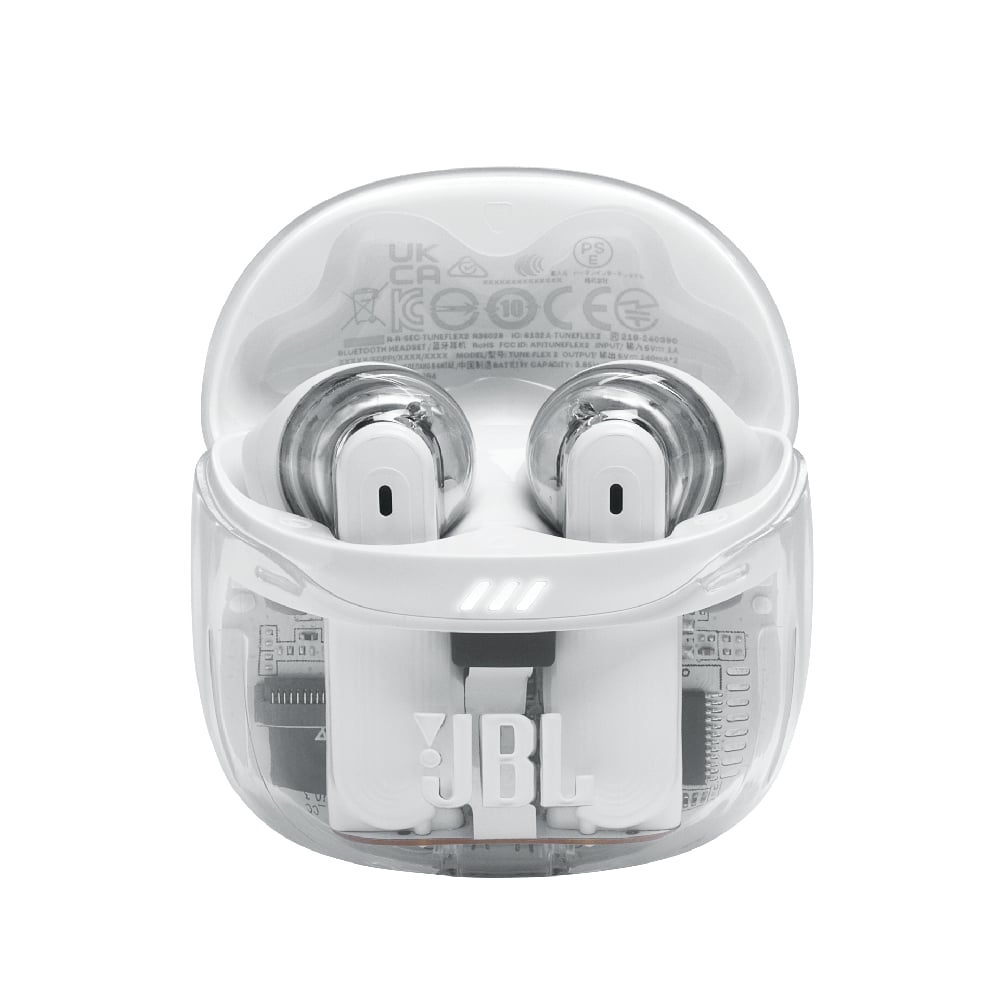 JBL Earbuds TWS Tune Flex 2 Ghost White