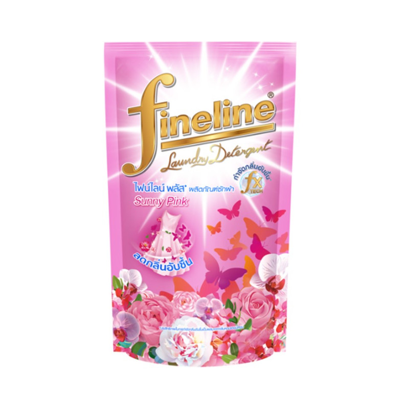 Fineline Liquid Detergent Plus Sunny Pink 400 ML. Pink