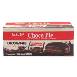 Thumbnail 3 of ยูโร่ ช็อกโกพาย รสช็อคโกแลตบราวนี 17 ก. x 12
