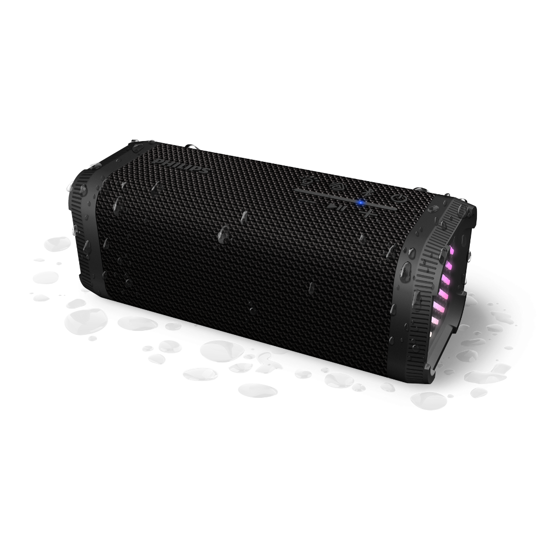 Philips ลําโพงบลูทูธไร้สาย Speaker Bluetooth 5.4 กันน้ํา ใช้งาน 20 ชั่วโมง รุ่น TAS2000B