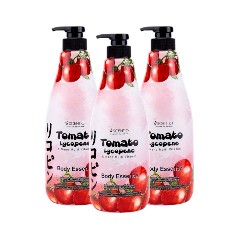 BEAUTY BUFFET Scentio Tomato Lycopene & Nano Multi Vitamin Body Essence 700 ml x 3