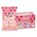 Thumbnail 1 of ฮาร์ทบีท ชิวส์ กัมมี่น้ำผลไม้ กลิ่นสตรอเบอร์รีและองุ่น 18 ก. x 12